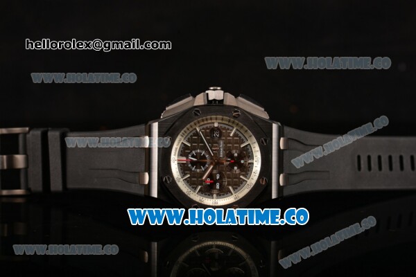 Audemars Piguet Royal Oak Offshore Chrongraph Swiss Valjoux 7750 Automatic Ceramic Case with Grey Dial and White Stick Markers - 1:1 Original (NOOB) - Click Image to Close